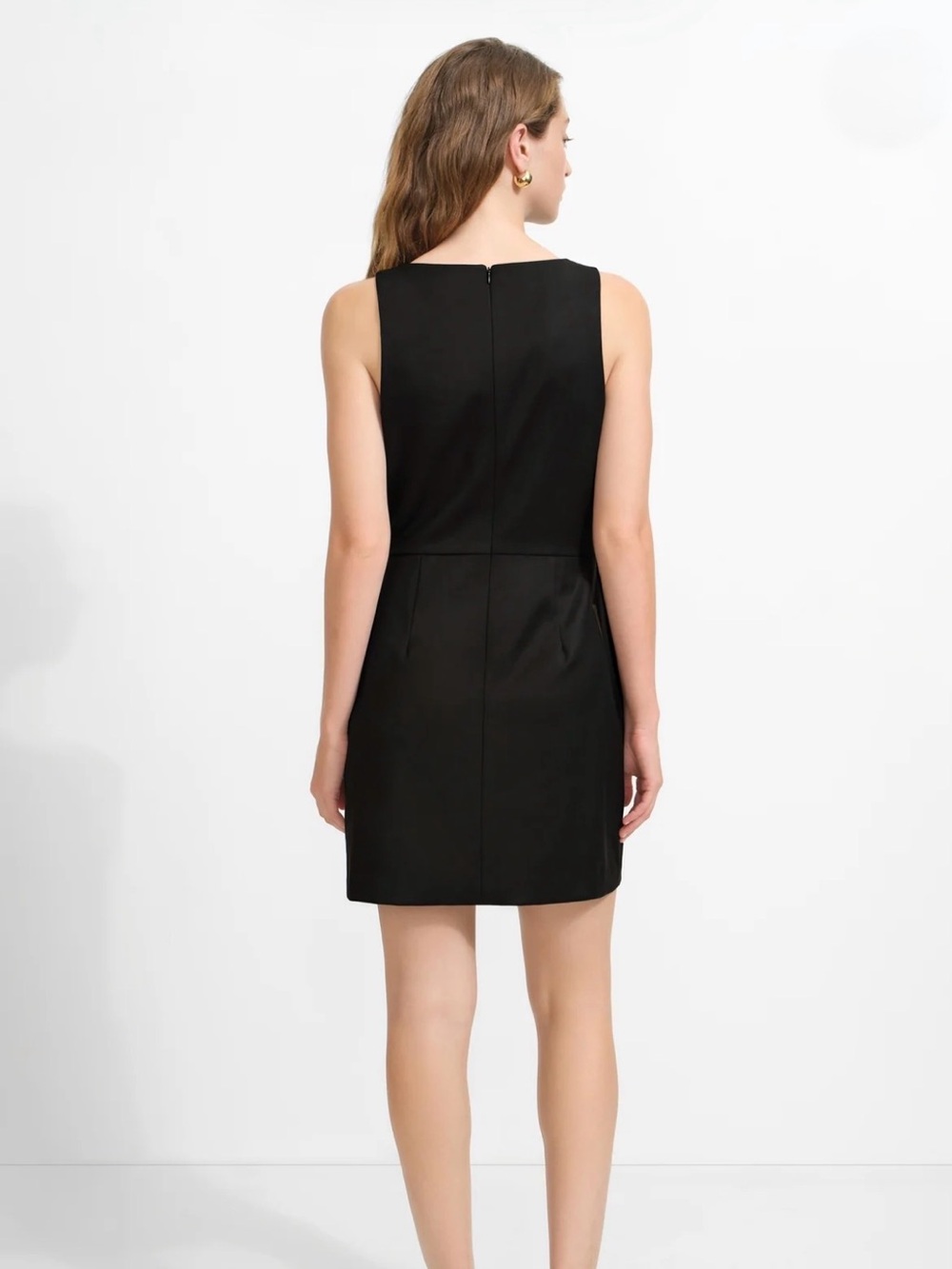 NWT Marcella Jessica Dress Black Mini Dress With Pockets Size M - Picture 5 of 10